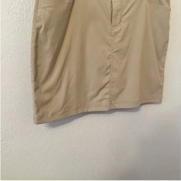 Eddie Bauer Adventurer Skort in Khaki - Picture 3 of 10
